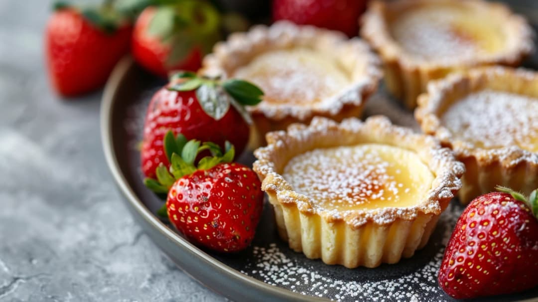 Babeczki kruche z nadzieniem budyniowym: idealne na deser!