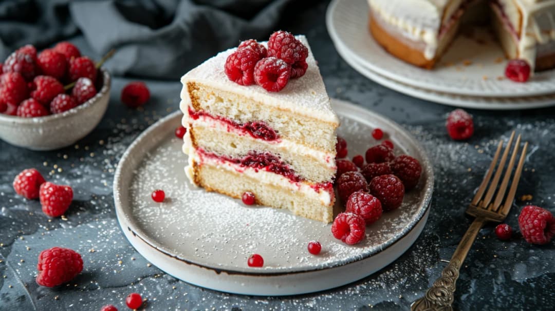 Ciasto góra lodowa z malinami: Orzeźwiający deser na lato