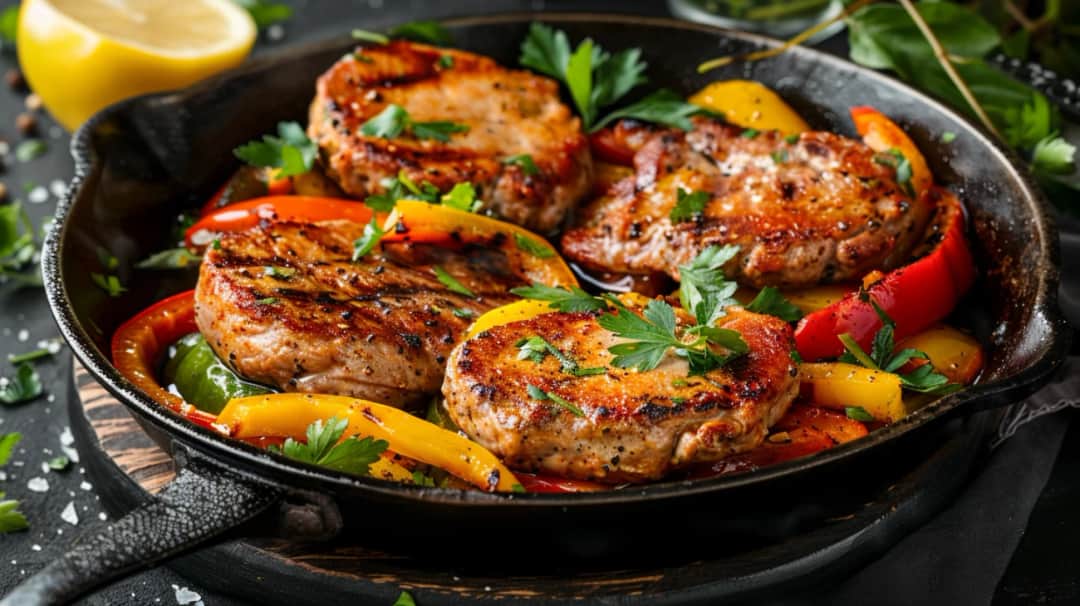Kotlety z papryką: Aromatyczny obiad zrobiony w szybki sposób