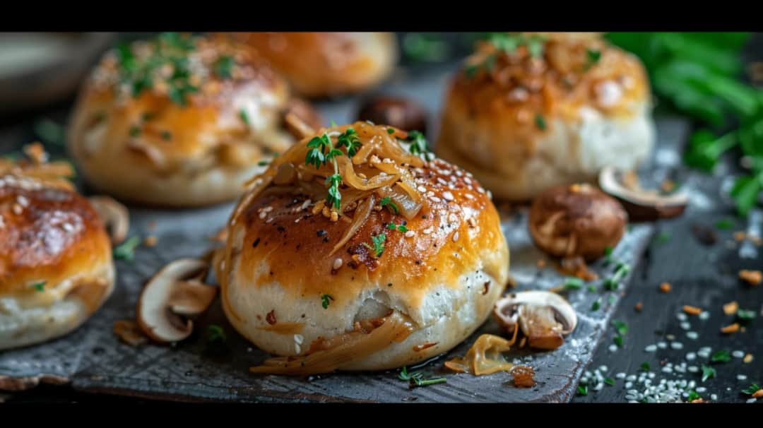 Bułeczki z kapustą i grzybami: Idealne do obiadu i kolacji