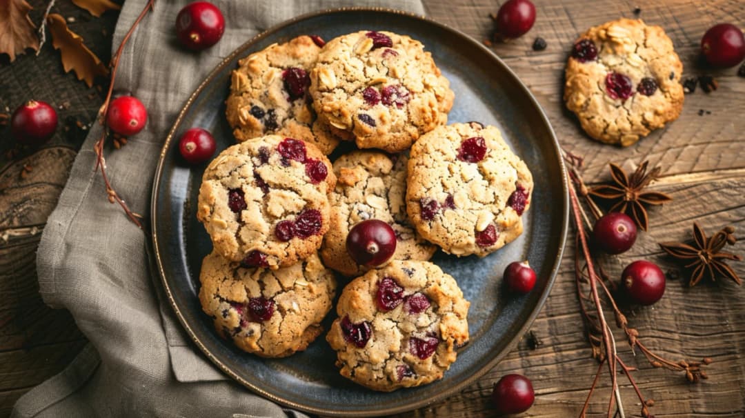 Ciastka owsiane z żurawiną fit: Zdrowa przekąska bez wyrzutów